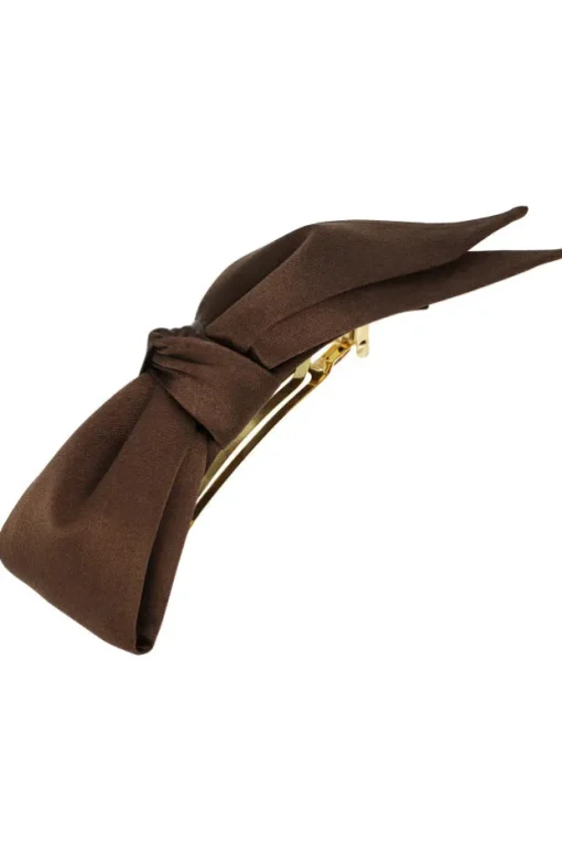 Bahama Bow Volume Barrette - Silk Charmeuse