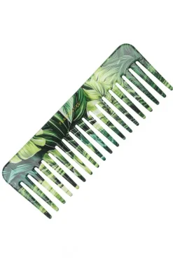 Botanical Comb - Green Floral