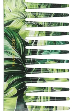Botanical Comb - Green Floral