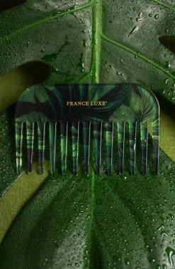 Botanical Small Comb - Green Floral