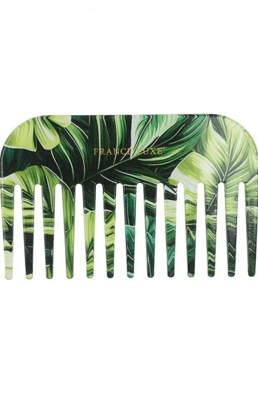 Botanical Small Comb - Green Floral
