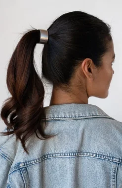 Brushed Metal Cuff Pony