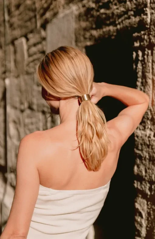 Brushed Metal Cuff Pony