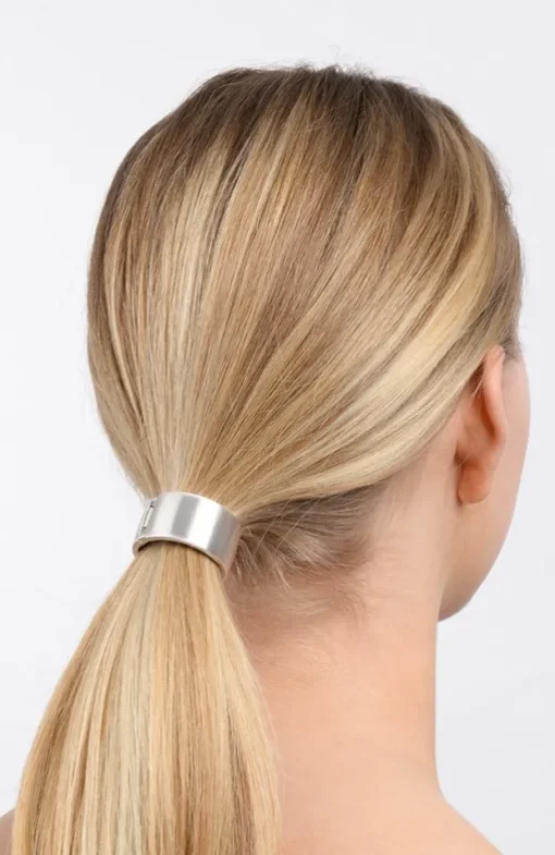 Brushed Metal Cuff Pony