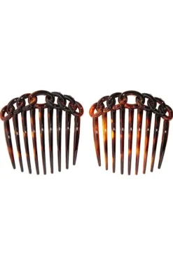 Chain Link Side Comb Pair Classic