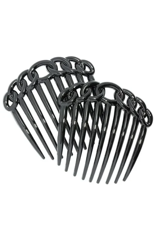 Chain Link Side Comb Pair Classic