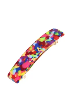 Classic Rectangle Barrette - Diwali