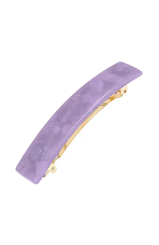 Classic Rectangle Barrette - Pavlova Pastel