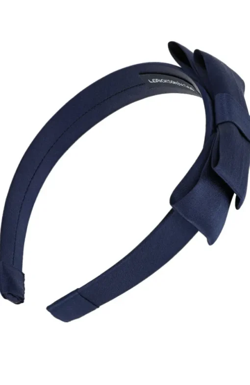 Coco Two Tier Bow Headband - Silk Charmeuse