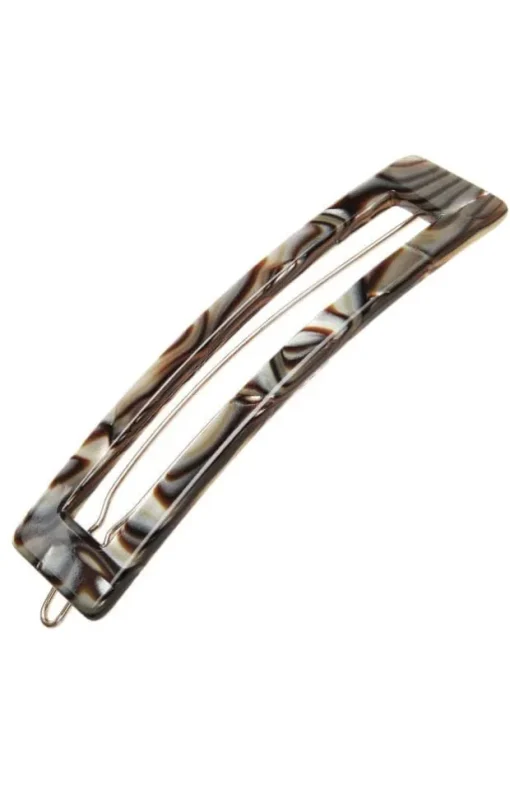 Cutout Rectangle Tige Boule Barrette - Classic