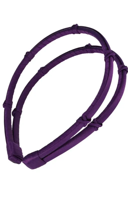 Double Five Knot 1/4" Ultracomfort Headband - Silk Charmeuse