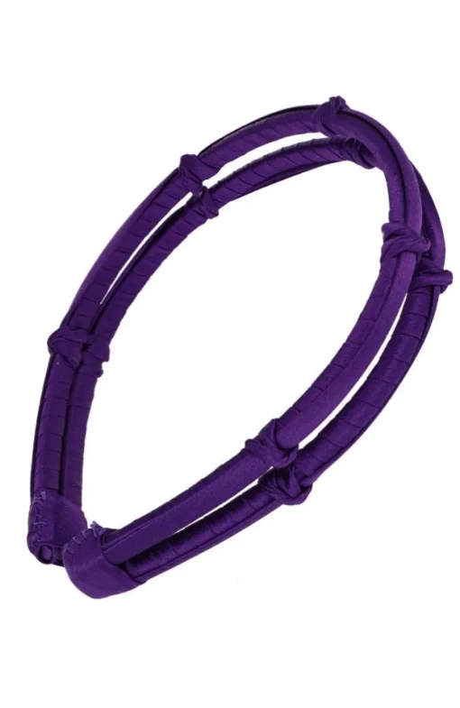 Double Five Knot 1/4" Ultracomfort Headband - Silk Charmeuse