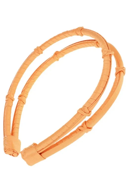 Double Five Knot 1/4" Ultracomfort Headband - Silk Charmeuse