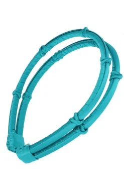 Double Five Knot 1/4" Ultracomfort Headband - Silk Charmeuse