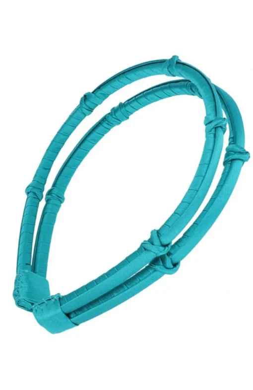 Double Five Knot 1/4" Ultracomfort Headband - Silk Charmeuse