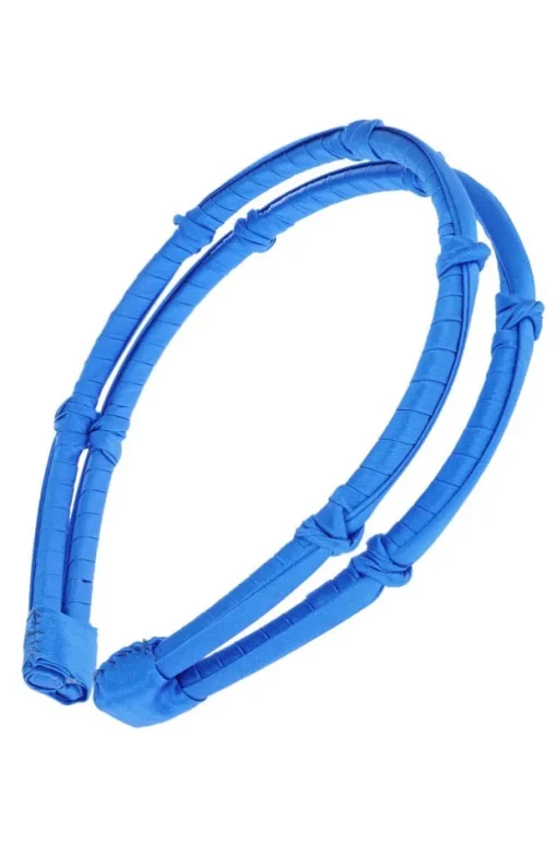 Double Five Knot 1/4" Ultracomfort Headband - Silk Charmeuse