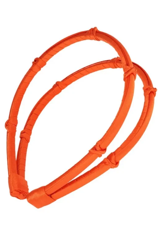 Double Five Knot 1/4" Ultracomfort Headband - Silk Charmeuse