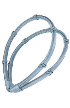 Double Five Knot 1/4" Ultracomfort Headband - Silk Charmeuse