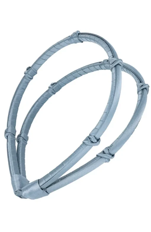 Double Five Knot 1/4" Ultracomfort Headband - Silk Charmeuse