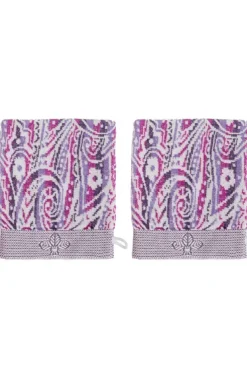 French-Style Bath Mitt 2-Pack - Fleur