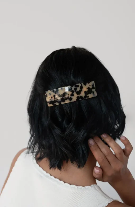 Large Rectangle Barrette - Classic