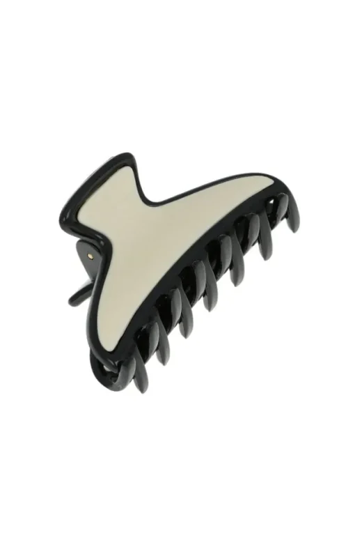 Maybell Mini Jaw - Black & Ivory