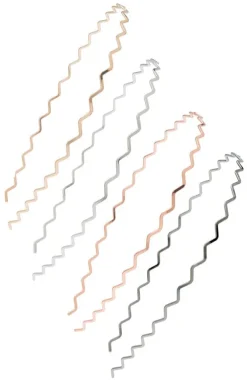 Metal Wave Headband 4-Pack