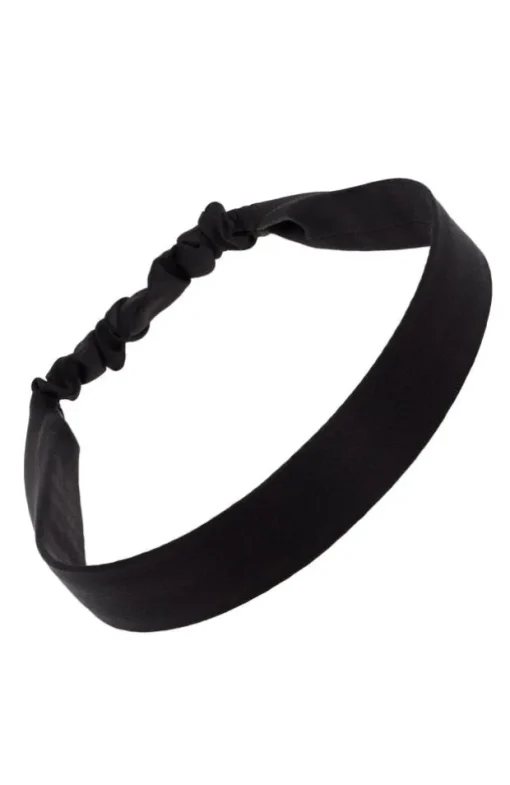 Narrow Derby Headwrap - Silk Charmeuse