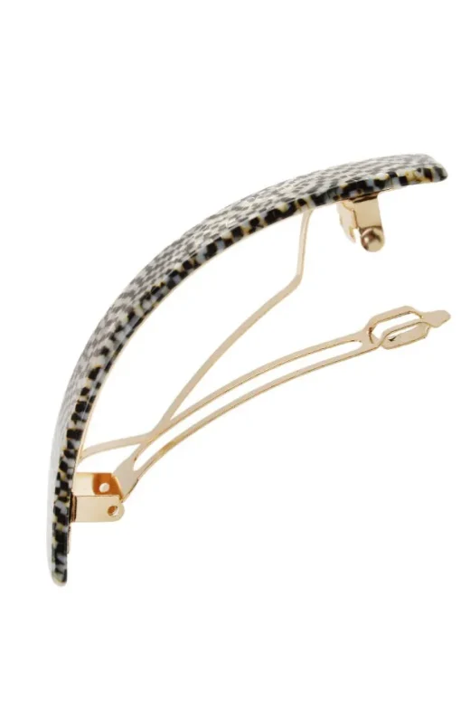 Narrow Rectangle Volume Barrette - Classic