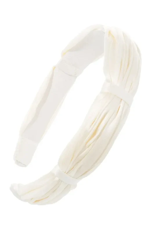 1" Bouffant Headband - Silk Charmeuse