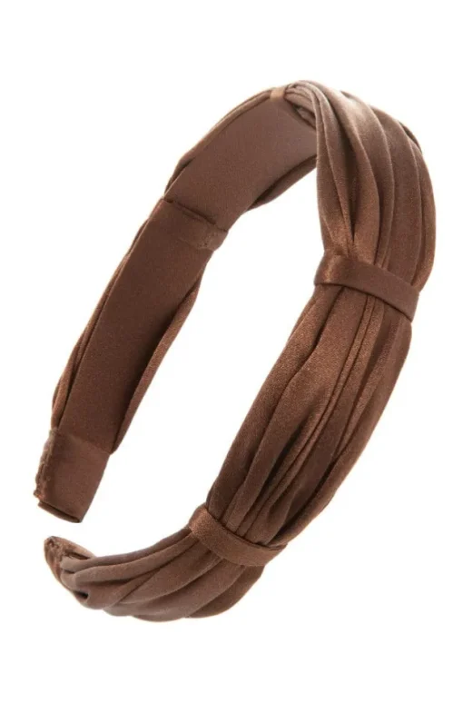 1" Bouffant Headband - Silk Charmeuse
