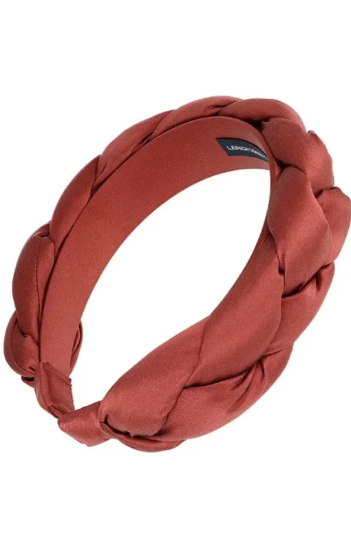 1 1/2" Braided Headband - Silk Charmeuse
