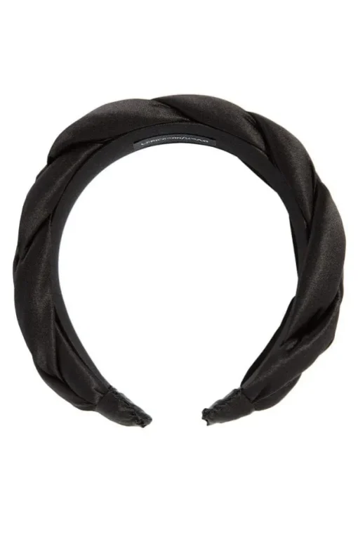 1 1/2" Braided Headband - Silk Charmeuse