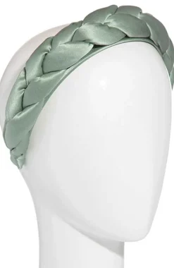 1 1/2" Braided Headband - Silk Charmeuse