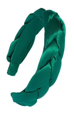 1 1/2" Braided Headband - Silk Charmeuse