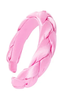 1 1/2" Braided Headband - Silk Charmeuse