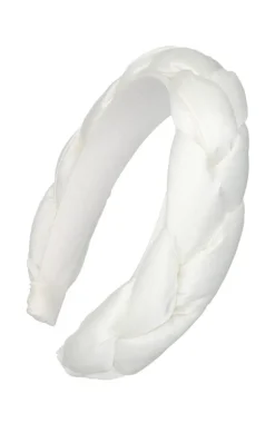 1 1/2" Braided Headband - Silk Charmeuse