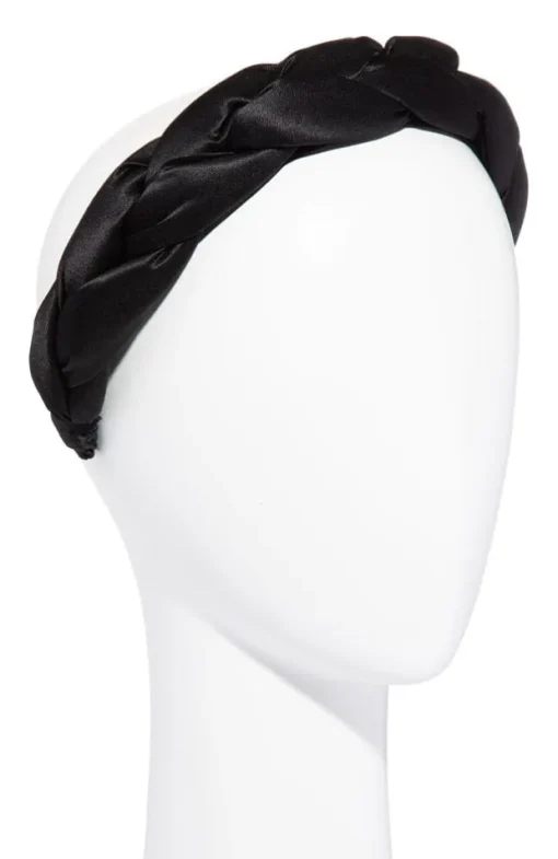 1 1/2" Braided Headband - Silk Charmeuse