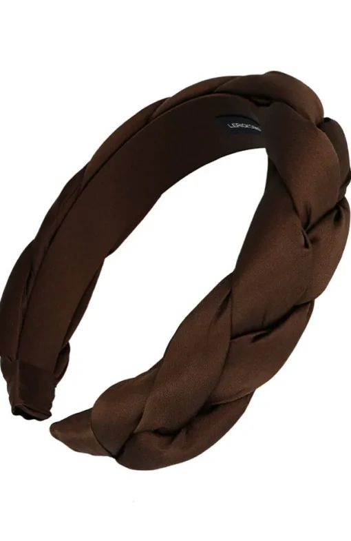 1 1/2" Braided Headband - Silk Charmeuse