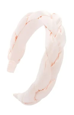 1 1/2" Braided Headband - Silk Charmeuse