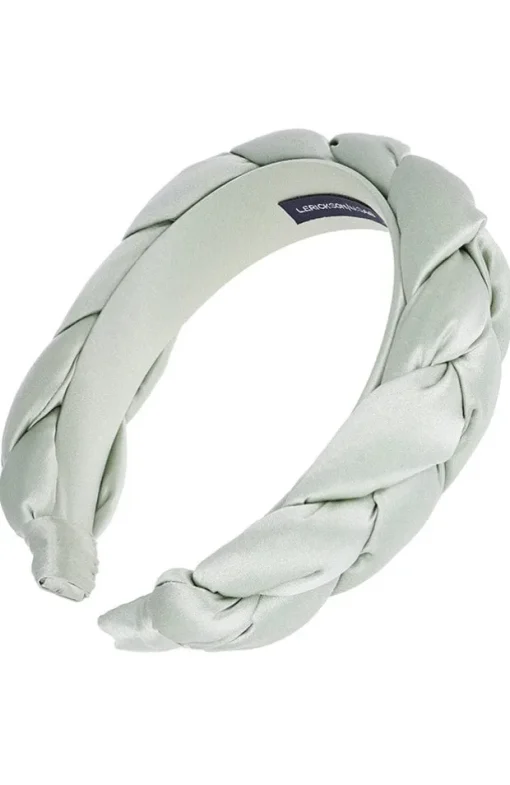 1 1/2" Braided Headband - Silk Charmeuse