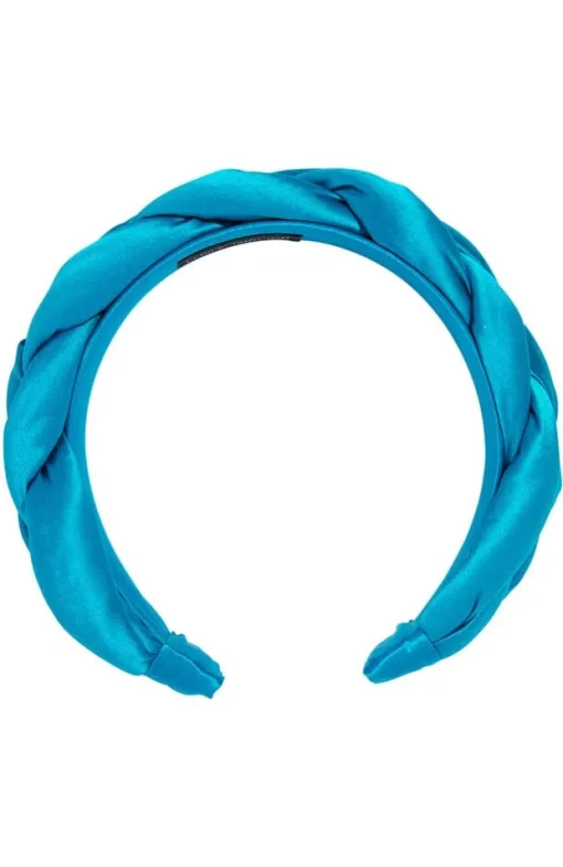 1 1/2" Braided Headband - Silk Charmeuse