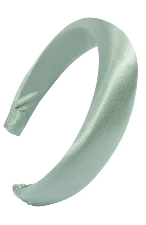1 1/2" Padded Headband - Silk Charmeuse
