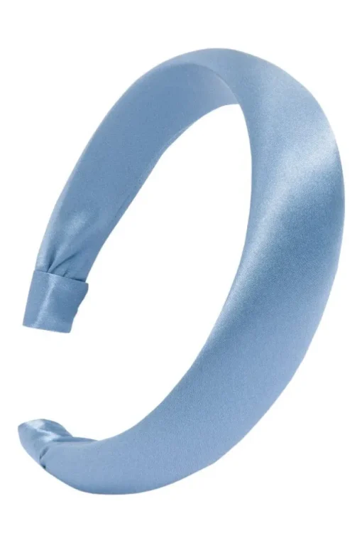 1 1/2" Padded Headband - Silk Charmeuse