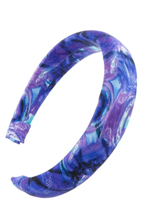 1 1/2" Padded Headband - Silk Charmeuse