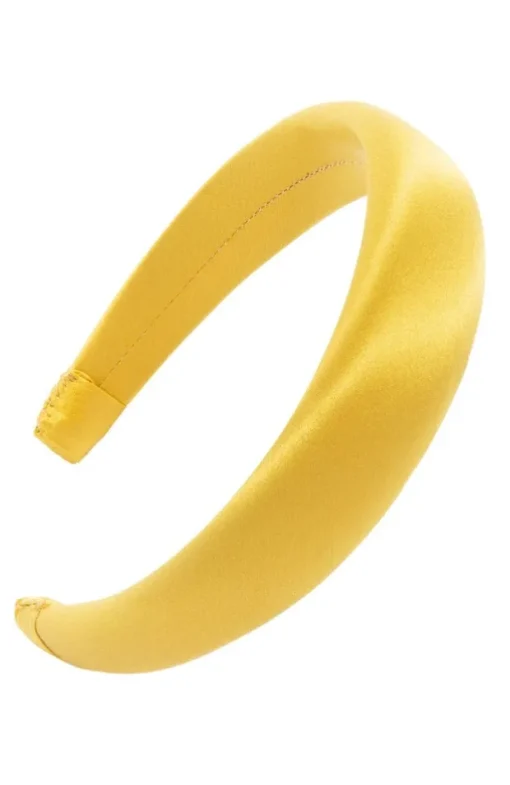 1 1/2" Padded Headband - Silk Charmeuse