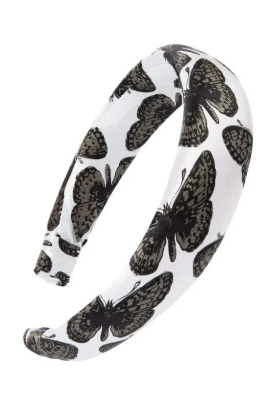 1 1/2" Padded Headband - Silk Charmeuse