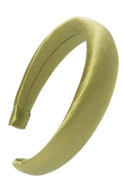 1 1/2" Padded Headband - Silk Charmeuse