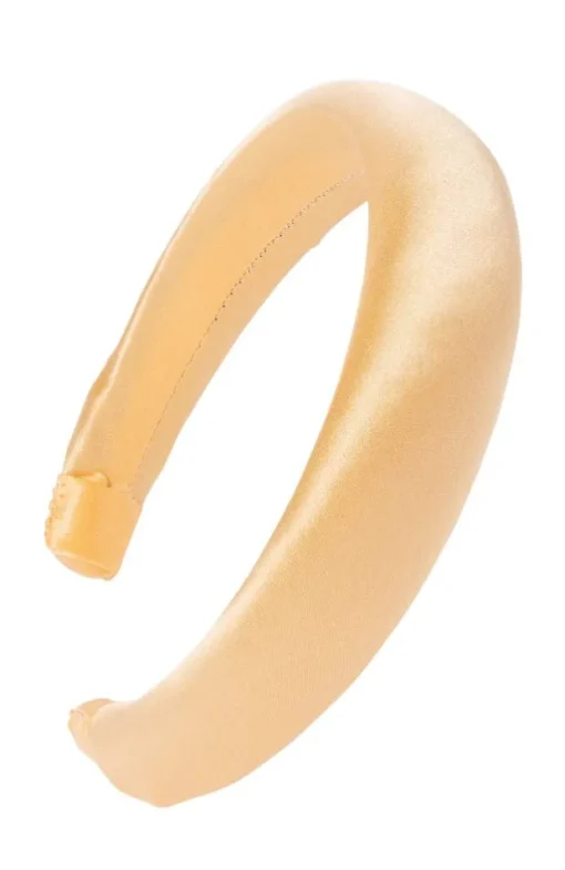 1 1/2" Padded Headband - Silk Charmeuse