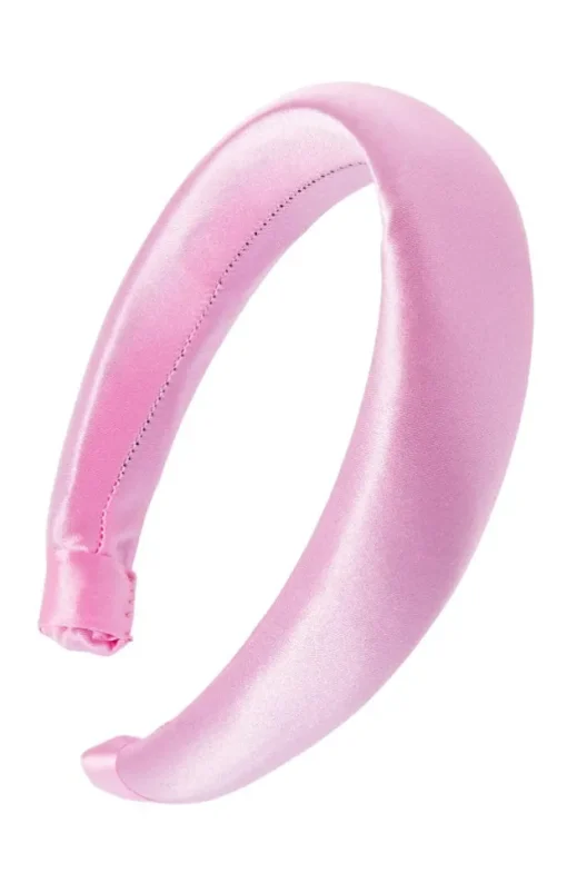 1 1/2" Padded Headband - Silk Charmeuse